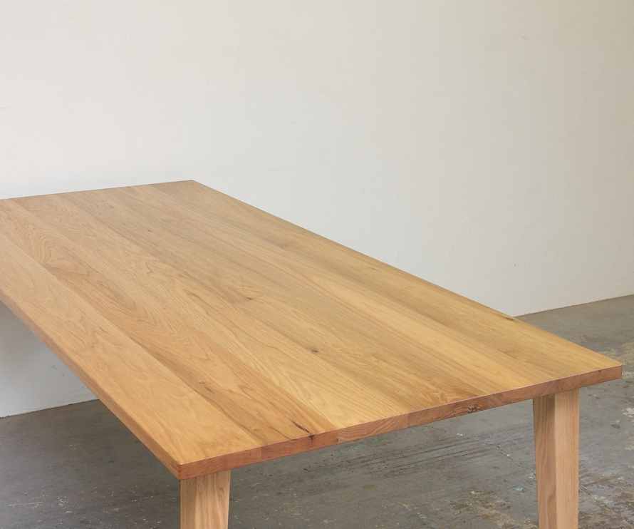 ストレートカットテーブル | 無垢テーブル・無垢オーダー家具の